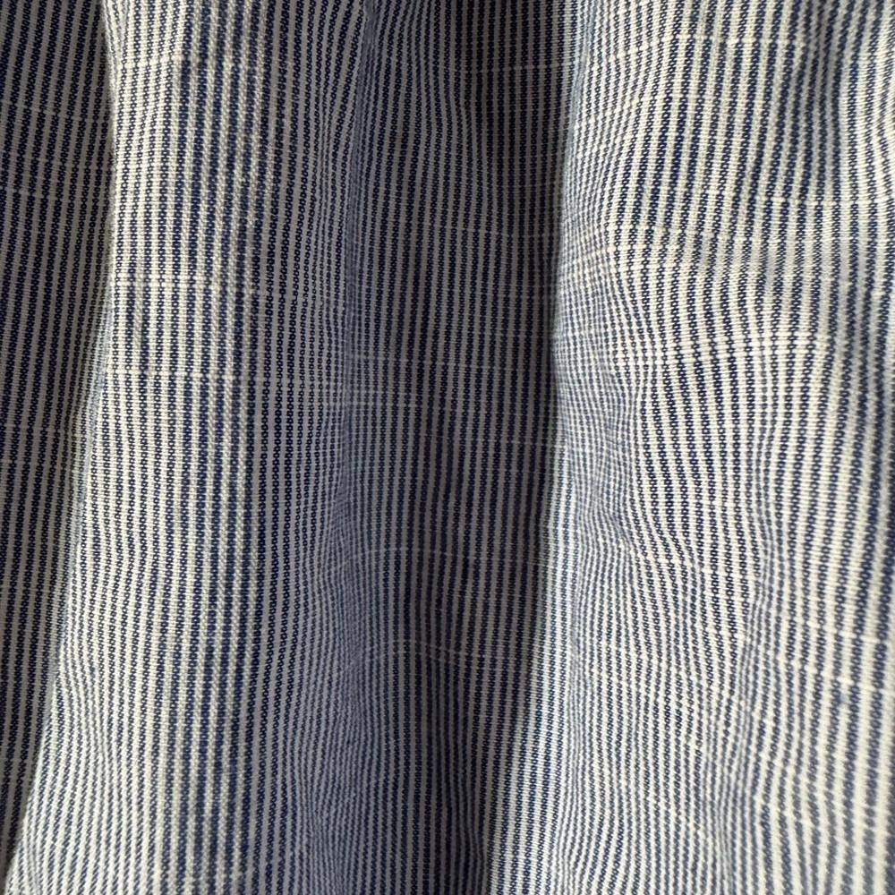 H. Bass & Co blue and white striped Women's Skirt - Picture 6 of 8